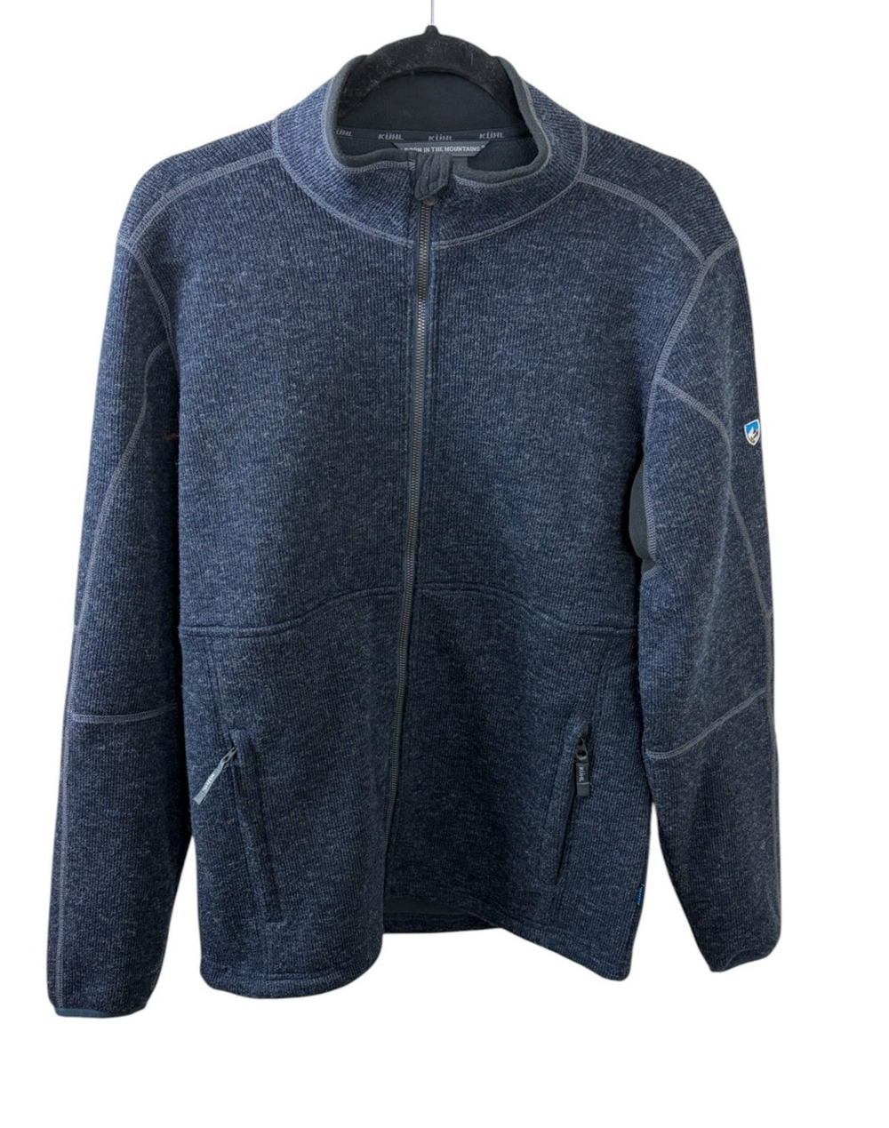 Kuhl Thor Full Zip Jacket Mens Small Charcoal Gray Gorpcore Outdoors Hiking
